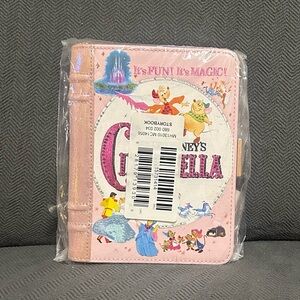 NWT Disney X ALDO Cinderella Story Book 2 Clutch Pouch Crossbody limited edition